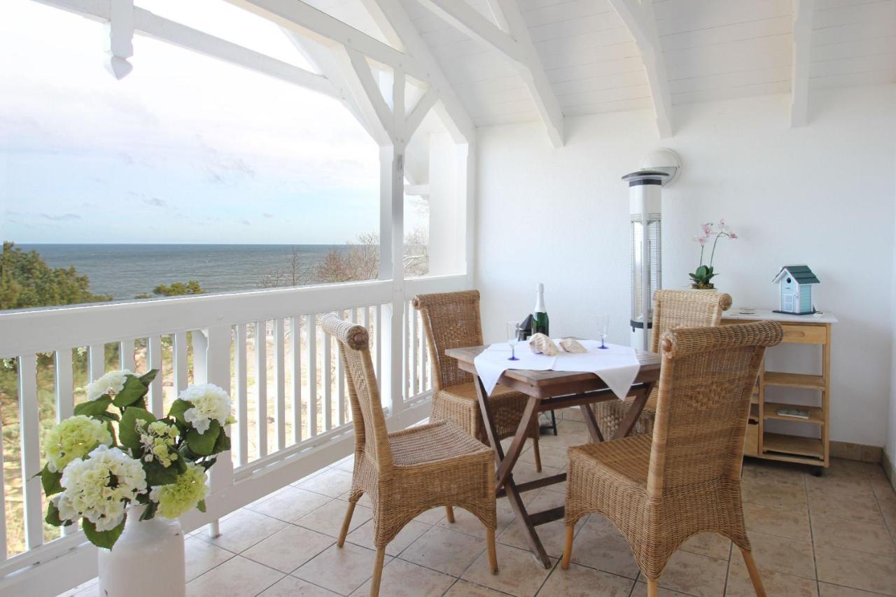 Aparthotel Ostsee Fewo 36 Balkon, Meerblick, Strand Binz Eksteriør bilde