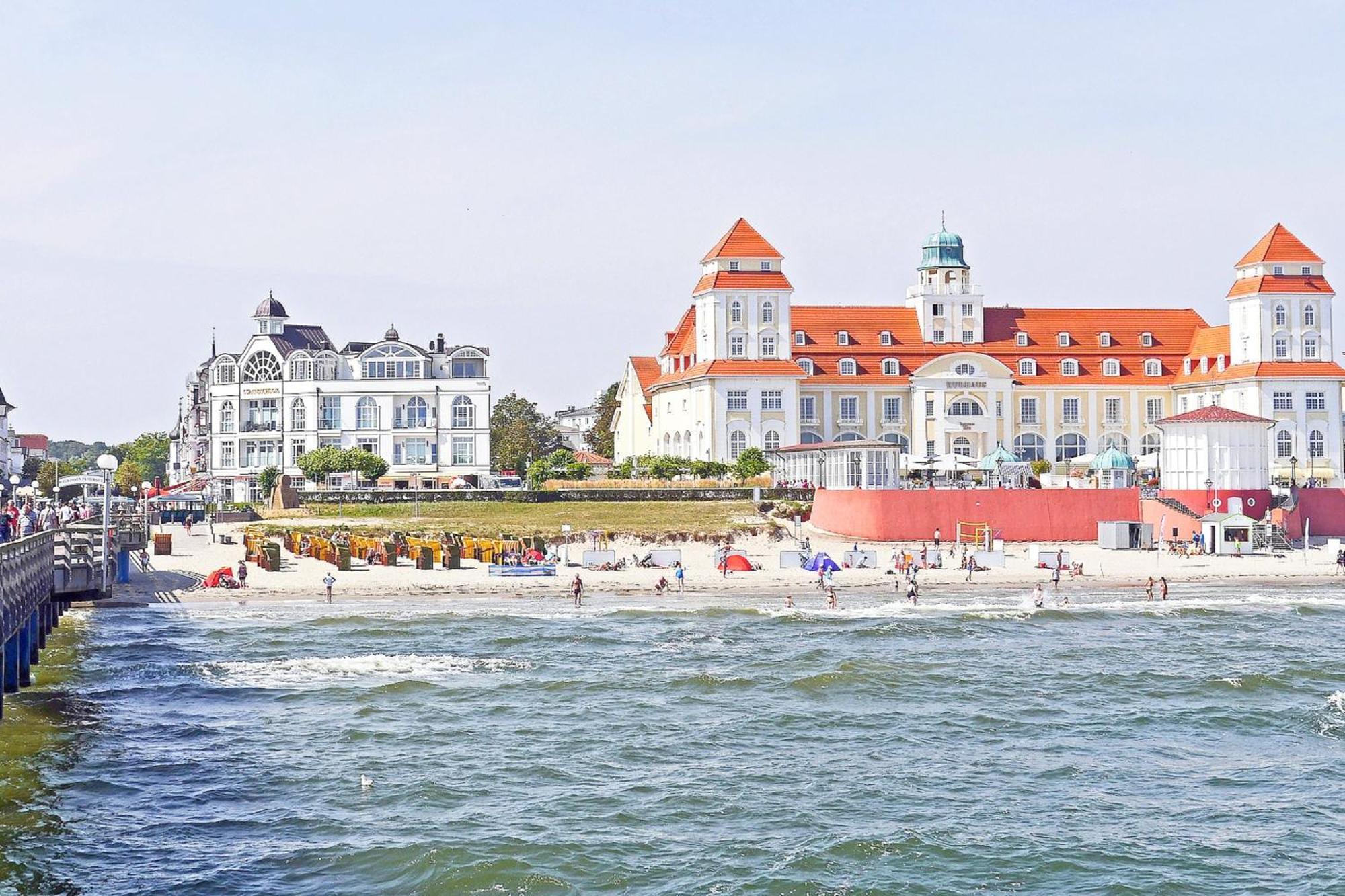 Aparthotel Ostsee Fewo 36 Balkon, Meerblick, Strand Binz Eksteriør bilde
