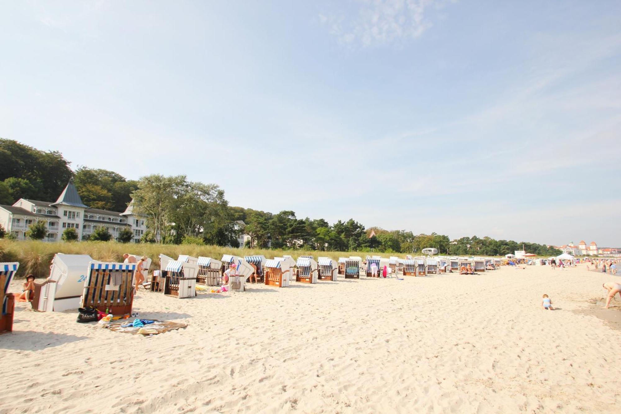 Aparthotel Ostsee Fewo 36 Balkon, Meerblick, Strand Binz Eksteriør bilde